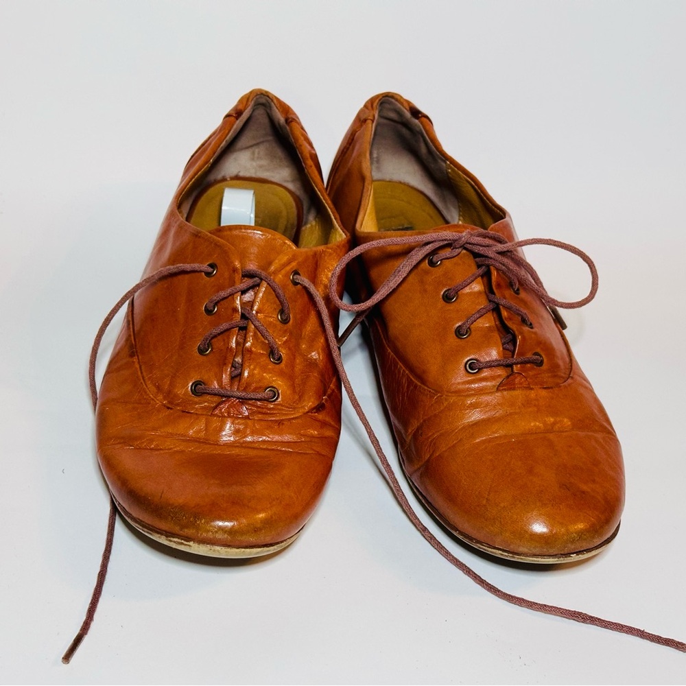 Vintage Arnold Churgin Brown Oxford Leather Shoes